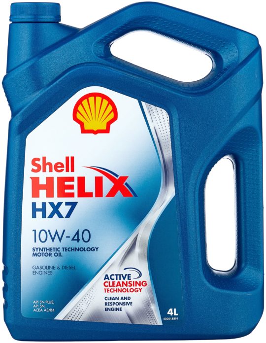 Масло SHELL HELIX 10W/40 п/c 4л